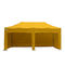 3m x 6m Gala Shade Pro Gazebo Yellow Sidewalls Gallery image 3